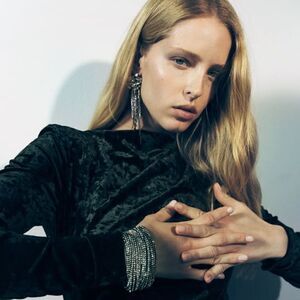 ZARA WIDE RHINESTONE BRACELET